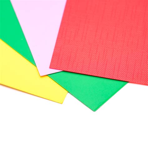 Colourful PVC Plastic Sheet For Stationery Binding Cover HSQY PLASTIC