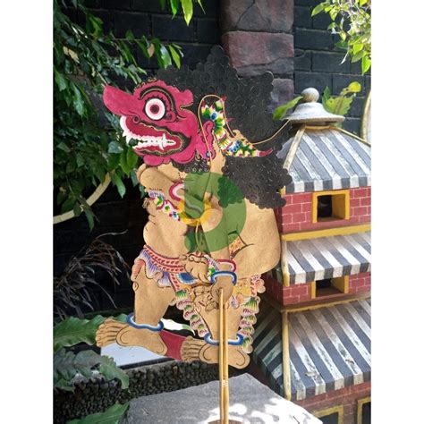 Jual Wayang Kulit Wayang Kulit BUTO BEGAL Bahan Kulit Sapi Asli