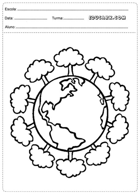 Educar X Atividades Escolares Para O Dia Da Terra