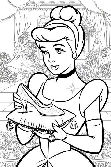 Desenhos Cinderela - Cinderela para Colorir: 12 Desenhos Mágicos e Grátis para Imprimir!