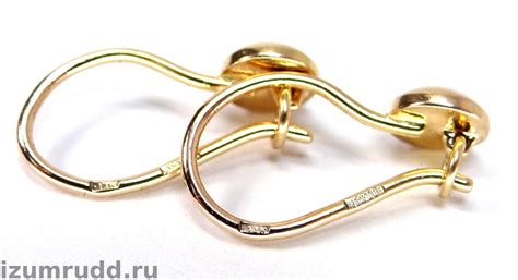 Советские детские медицинские золотые серьги