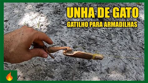 UNHA DE GATO UM GATILHO PARA ARMADILHAS PRIMITIVAS ARMADILHAS