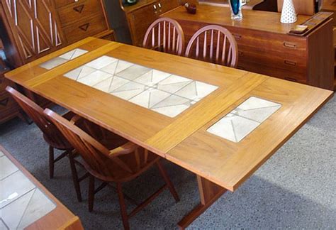 Kitchen Table With Tile Inlay Kitchen Island With Seating