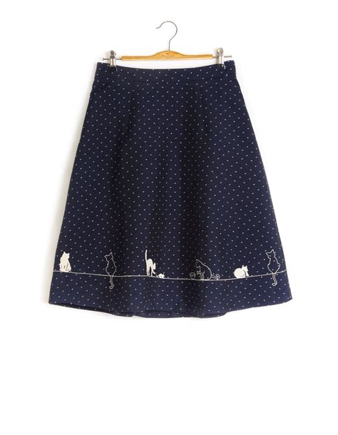 Feline Fling Skirt Dots Miss Patina