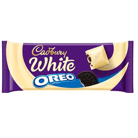 Cadbury Dairy Milk White Oreo Tavoletta Di Cioccolato Bianco E Oreo