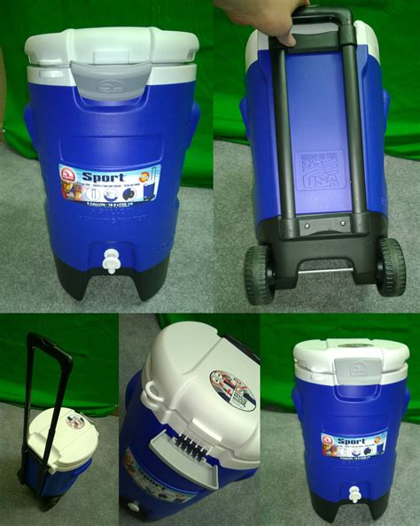 Igloo 5 Gallon Sport Roller Water Cooler On Wheels 1 Source For