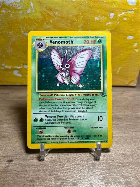 Pokémon TCG Venomoth Jungle 13 64 Holo 1st Edition Holo Rare eBay