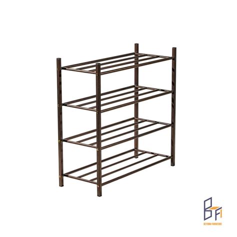 Ready Stock Kedah Beyond Furniture 3 4 Tiers Metal Shoe Rack Rak Kasut