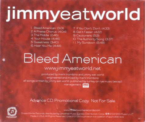 Jimmy Eat World Bleed American Deluxe Edition