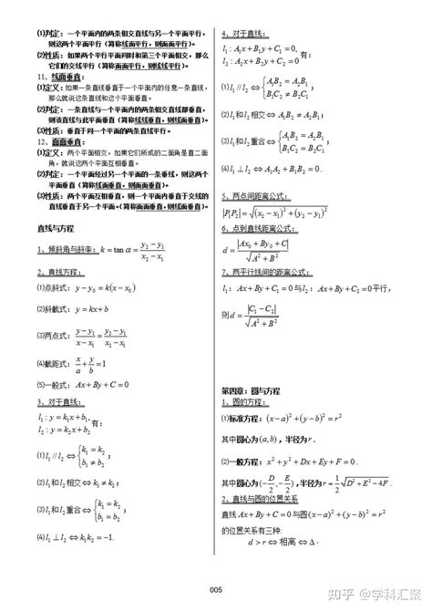 高考数学干货 高中数学知识点总结！（精华版） 知乎