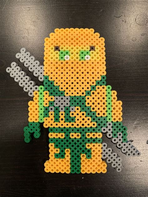 Lego Ninjago Lloyd Perler Bead Craft