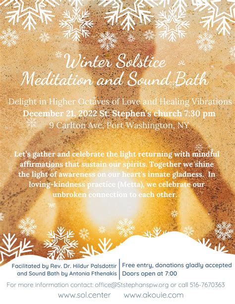 Winter Solstice Meditation And Sound Healing