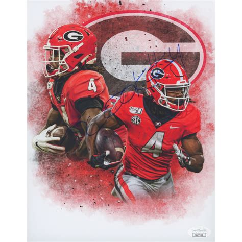 James Cook Signed Georgia Bulldogs 8x10 Photo (JSA COA) | Pristine Auction