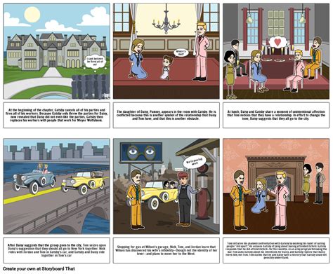 Great Gatsby Chapter Storyboard By A Bbdc