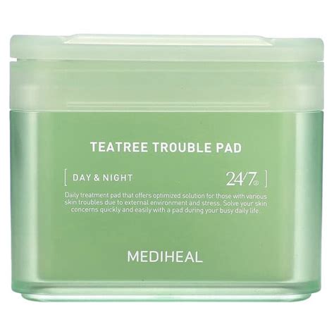 Mediheal Tea Tree Trouble Pad 100 Pads 574 Fl Oz 100 Ml