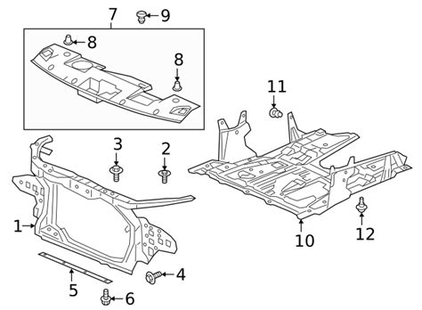 Honda Insight Under Cover Txm A Oem Parts Online