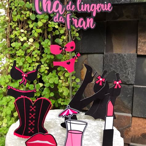 Topo Bolo Ch De Lingerie Elo Produtos Especiais
