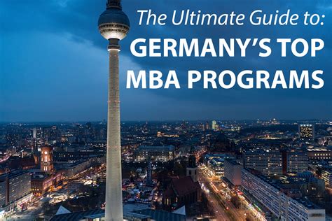 The Best MBA Programs in Germany (2023) - » Touch MBA