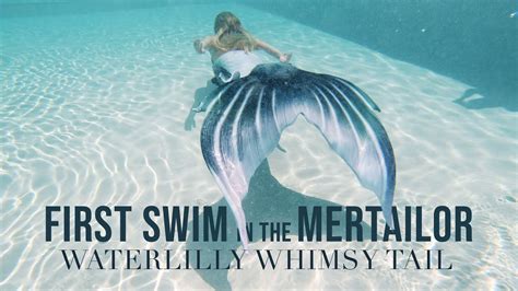 First Swim In The Mertailor Water Lilly Whimsy Tail For The Fantasea