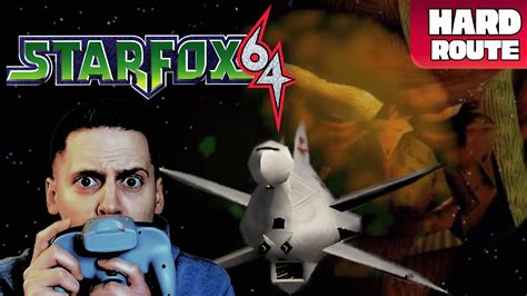 Star Fox 64 Hard Route To Venom Youtube