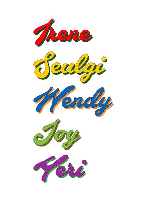 Red Velvet Names Red Flavor Mv Png By Tsukinofleur On Deviantart