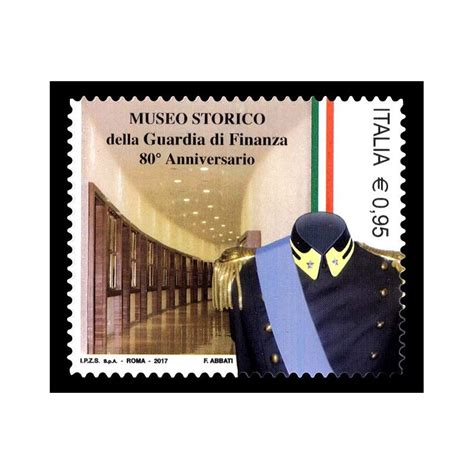 Francobolli Repubblica Anniversario Museo Storico Guardia Di Finanza