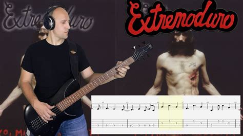 Extremoduro Bass Cover Tab Destrozando La Vereda De La Puerta De