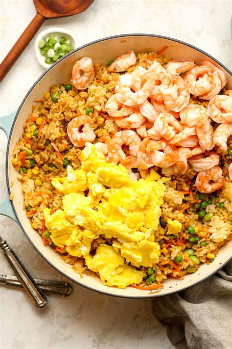 Healthier Spicy Shrimp Fried Rice Suebee Homemaker