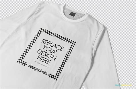 Free Long Sleeve T-shirt Mockup :: Behance