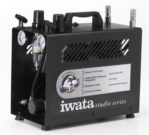 Iwata Smart Jet Pro 110 120V Airbrush Compressor Anest Iwata Medea