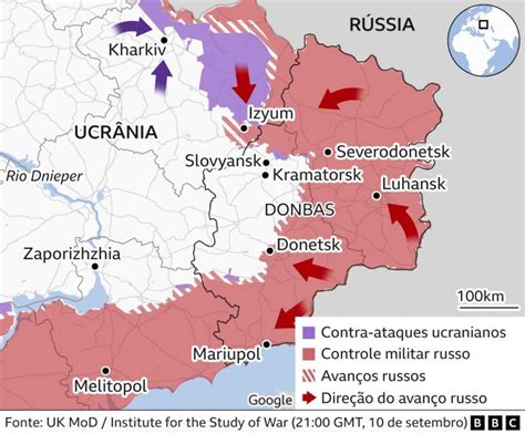 Guerra Na Ucrânia Os Mapas Que Mostram Território Recuperado Pela Ucrânia Após Ofensiva