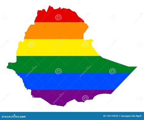 Lgbt Flag Map Vector Rainbow Map In Colors Of Lgbt Lesbian Gay