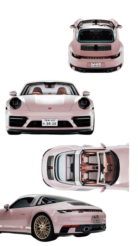 Pink Porsche In 2024 Fancy Cars Classy Cars Pink Car