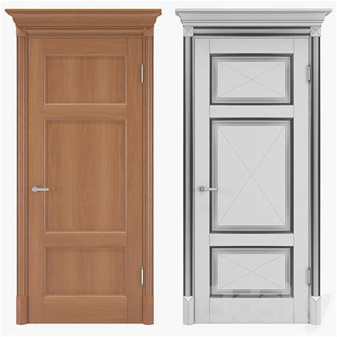 Classic Interior Doors 01 3dmodel 3dsky Decor Helper