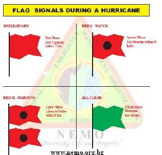 Tropical Storm Warning Flag - Warning Signals