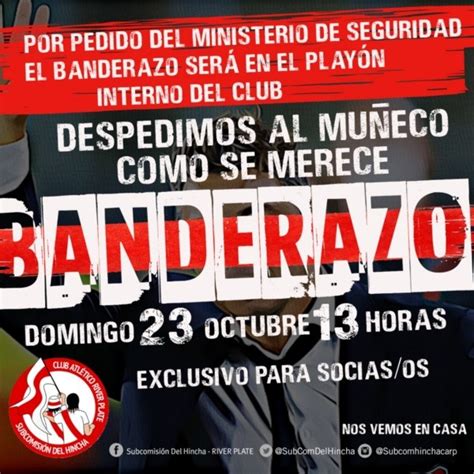 Cambio De Lugar Para El Banderazo De Los Hinchas De River Para Despedir