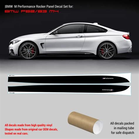 Bmw M Performance Side Stripes Decals Set For M F F Eur