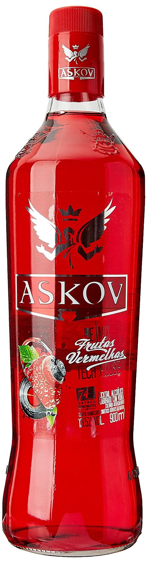 Askov Vodka Frutas Vermelhas 900 Ml Amazon Br