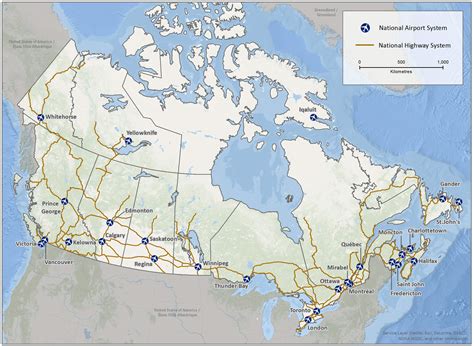 canada road map guide   world