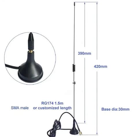 Dual Band Ham Radio Antenna Vhf Uhf 136 174mhz 400 470mhz Handheld Two