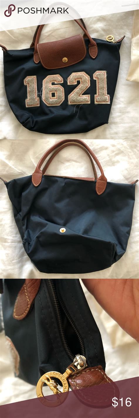 Retro Longchamp Short Handles Le Pliage Mini Bag Longchamp