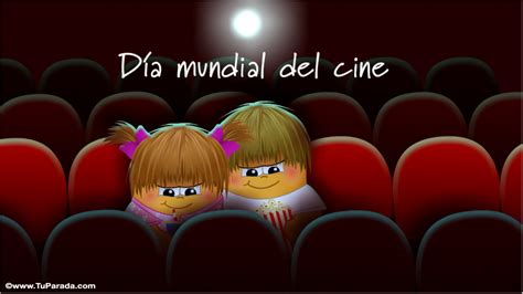 Día mundial del cine Días para recordar tarjetas