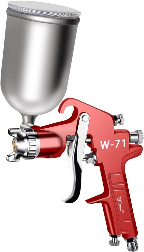 Buy Pntgreen Hvlp Spray Gun Gravity Feed With Cc Aluminum Swivel Cup