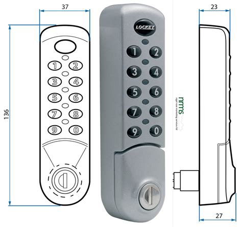 Lockey Electronic cabinet & locker lock - Nigel Rose (MS) Ltd