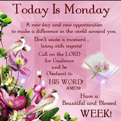 793 Best Monday Blessingsgreetings Images On Pinterest Mondays