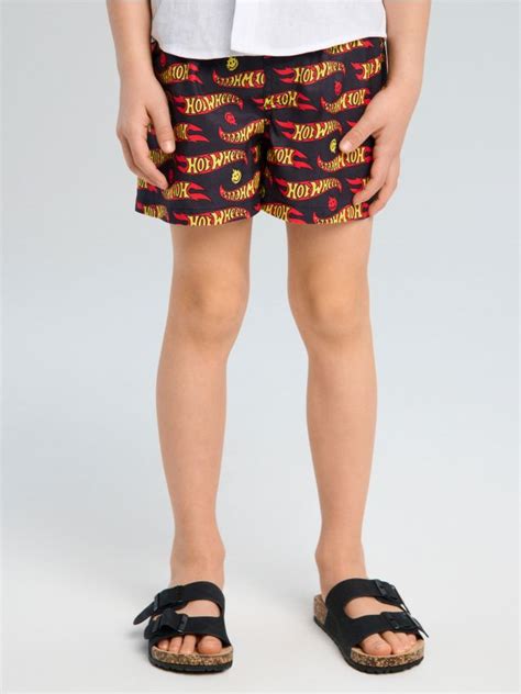 Szorty K Pielowe Hot Wheels Kolor Czarny Sinsay Dh X