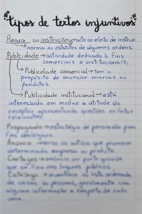 Texto Injuntivo Características