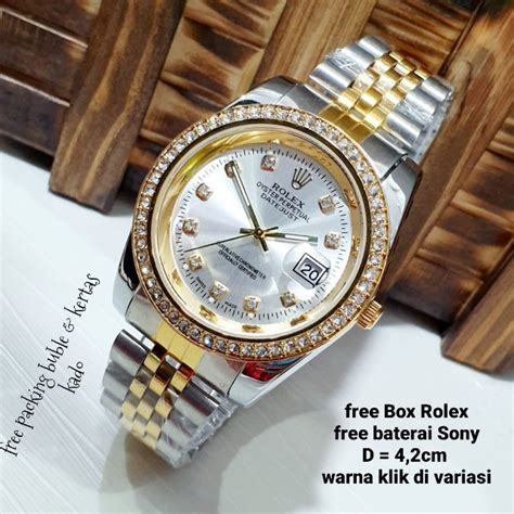 Jual Jam Tangan Pria Rolex Oyster Date Besar Diameter Cm Ada