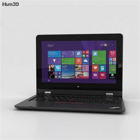 Lenovo ThinkPad Helix 2nd Gen 3D model - Electronics on Hum3D