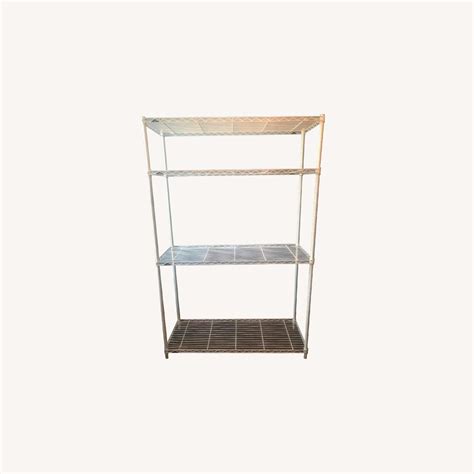 4 Tier Wire Shelving Unit Aptdeco